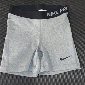Gray Nike Pro Spandex